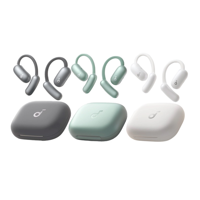 Soundcore AeroFit 2 Open-Ear Headphones Hi-Res Audio 42H Playtime IP55 Digital Display ANC for 5.4 Adjustable Ear Hooks