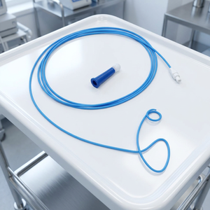 NBDC Catheter Pigtail Recht 5.0-9.0 FR 250 CMS Blauw CE Gecertificeerd - Product Image 2