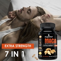 Capsules de poudre de racine de maca AegleWell en marque privée, contribuent à l'équilibre hormonal et à la performance et au désir