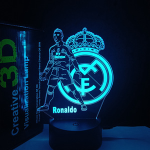 Schönes Design Dekor Licht 3D Lampe Led Tisch lampen Schreibtisch Tisch lampen Kinder DIY Acryl Geschenk LED Nachtlicht Buntes Geschenk Dekor - Product Image 3