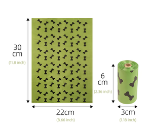 Custom Logo Printed Dog Poop Waste Bags Eco-Friendly Biodegradable Cornstarch Compostable <strong>PET</strong> Dog Poop Bag - Product Image 1