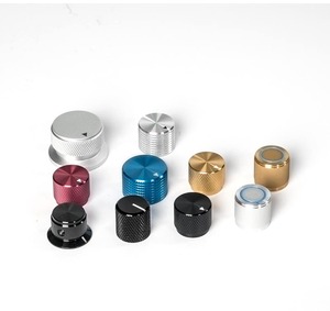 Tùy Chỉnh Độ Chính Xác Khối Lượng Knurled Núm Xoay 3 Mm Trục AC Điều Khiển Khuếch Đại Âm Thanh <span class=keywords><strong>CNC</strong></span> Guitar Quay Số Brass D Trục 6Mm Kép - Product Image 2