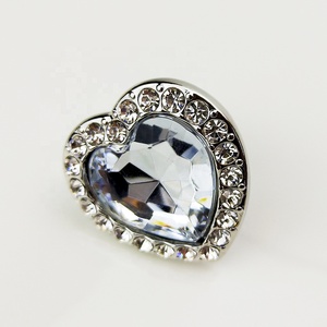 Tiradores y pomos de aleación de zinc con diamantes de imitación en forma de corazón <span class=keywords><strong>Bongo</strong></span> para muebles escandinavos, gabinetes y cajones de cocina y dormitorio - Product Image 6
