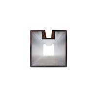 Tube carré en alliage d'aluminium 6063 sur mesure avec services de découpe et de pliage pour la décoration de plafonds suspendus – Vente en gros