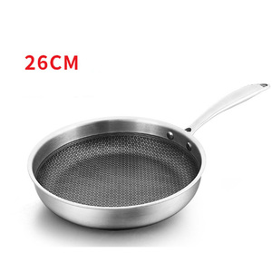 New Arrival Stainless Steel Multi Frying <b>Pan</b> Honeycomb 26cm <b>Egg</b> Frying <b>Pan</b> Non-stick <b>Pan</b> - Product Image 6