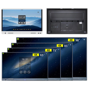 86-inch UHD 4K LCD LED tất cả trong một màn hình tương tác Bảng điều khiển máy chiếu trường họp bảng TV thông minh bảng trắng tương tác - Product Image 3
