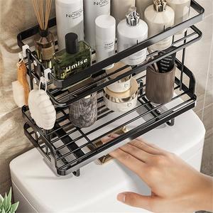 Estante de Almacenamiento Moderno para Baño, Desmontable, de Aleación de Zinc, para Tanque de Agua, sin Perforaciones, para Colocar sobre el Inodoro - Product Image 4