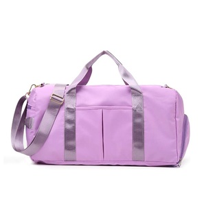 Nouveau concepteur Sports et Fitness humide et sec Nylon rose sac polochon grande capacité étanche sport voyage sac de sport - Product Image 6