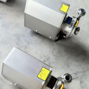 Pompe centrifuge sanitaire en acier inoxydable 304/316L d'approvisionnement d'usine 240V 2KW puissance 7.5KW capacité métal ouvert 60Hz pour la nourriture - Product Image 5