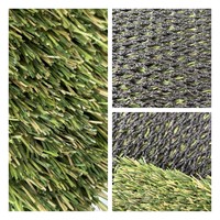 Gazon tissé en gazon artificiel hybride pour le jardin et le paysage de football Pelouse synthétique durable et personnalisable