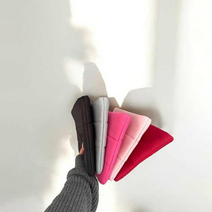 Custom LOGO Large Neoprene Makeup <strong>Bag</strong> with Zipper Closure Eco-friendly Lip Gloss and Phone Storage Ribbon and Cotton Filled <strong>Bag</strong> - Product Image 3