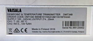 ใช้เครื่องส่งสัญญาณและอุณหภูมิ DMT348 Vaisala - Product Image 3