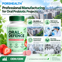 Probiotiques buccaux pour la mauvaise haleine, 11 milliards d'UFC, comprimés à croquer sans sucre au xylitol, santé digestive et intestinale, marque privée OEM