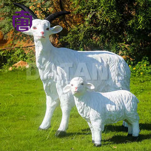 Customized Ip65 3d Goat Shaped Led Lamp For Outdoor Garden Park Landscape Christmas Halloween Decorations Made Transparent Resin - Product Image 6