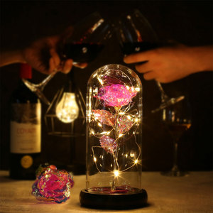 Cadeau de la Saint-Valentin 2026 très demandé : Rose sous cloche colorée pour la Saint-Valentin et la fête des Mères - Product Image 1