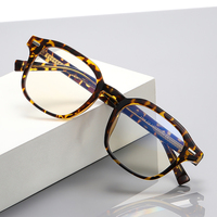 MS 2118 TR90 Optical Anti-Blue Light Designer Gafas Montura grande Gafas para hombre con logotipo personalizado Nuevo y elegante