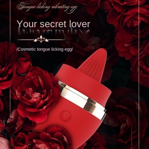 Cosméticos Masturbador Feminino Marido Esposa Flirt Adulto Sexo Vibração Massagem Stick Língua Lambendo para Ovo Atacado Vibradores - Product Image 1