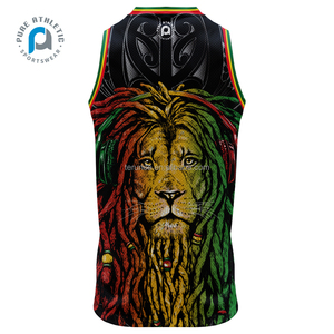 Pure 2024 New Disegn Custom <strong>Rasta</strong> Mesh Indigenous Sublimation Breathable <strong>Basketball</strong> <strong>Jersey</strong> and Touch <strong>Jersey</strong> Sets - Product Image 3