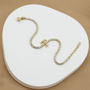 Thép Không Gỉ Tay Phụ Nữ Kg Ưa Thích Tùy Chỉnh Zircon Bán Đồ Trang Sức Bán Buôn Đúc Nhãn yadis Xixi 18K Vàng Vermeil Đồ Trang Sức - Product Image 1