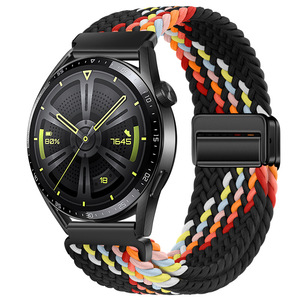 Bracelet de sport RYB en tissu nylon respirant, taille 20 mm 22 mm, compatible avec Samsung <span class=keywords><strong>Galaxy</strong></span> <span class=keywords><strong>Watch</strong></span> <span class=keywords><strong>Active</strong></span> <span class=keywords><strong>2</strong></span> 40 mm 44 mm 20/22 mm - Product Image 6