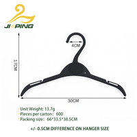 Cintres multifonctionnels en plastique PS durable de 30 cm, antidérapants, à épaules, adaptés à la vente en gros dans les magasins de vêtements pour enfants