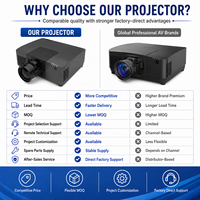 Projecteur immersif de 20 000 lumens avec fusion des images sur les bords, projecteur laser pour grandes surfaces, pour musées et expositions