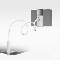 Support universel pour iPad et téléphone avec bras télescopique détachable et fixation murale pour bureau, maison, lit