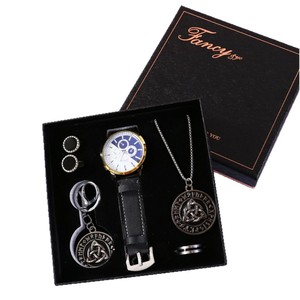 Regalo per il partner d'affari: Orologio da uomo, collana, anello, portachiavi, gemelli, confezione regalo per marito, padre, regalo per la festa degli <span class=keywords><strong>amici</strong></span> - Product Image 5