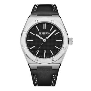 Besseron Wholesale OEM Custom logo Stainless Steel <b>Watch</b> Case Sapphire Crystal Glass Luxury <b>Men</b> Quartz <b>Watches</b> Maker - Product Image 3