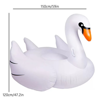 Parc aquatique gonflable, flotteurs de piscine gonflables, grand canard gonflable de luxe pour la plage, pour les fêtes estivales, les divertissements aquatiques et le plaisir de l'eau