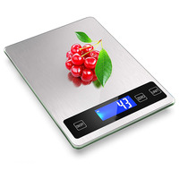 Balance de cuisine 10 kg rechargeable par USB, balance intelligente pour régime alimentaire, balance numérique saine pour la cuisine, balance alimentaire