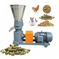 Équipement agricole économique : Broyeur d'aliments pour animaux, machine à granulés pour le traitement des tiges d'herbe