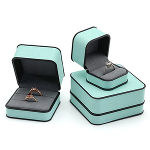 Wholesale Custom Logo Luxury Pu Leather Necklace <b>Rings</b> Bracelet Jewelry <b>Gift</b> <b>Box</b> Packaging - Product Image 4