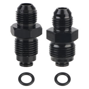 อะแดปเตอร์จ่าย<span class=keywords><strong>น้ำมัน</strong></span>เทอร์โบ AN6-M18X1.5-ORB สีดำ AN6-M16X1.5-ORB อะแดปเตอร์อลูมิเนียมตัวผู้แบบตรงบานออก - Product Image 1