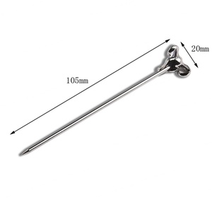 Palillos para Cócteles de Acero Inoxidable Profesionales con Forma de Cordero 3D, Palillos para Frutas y Alimentos, Palillos para Bebidas - Product Image 6