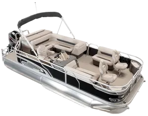 Loisirs Water Yachts Pêche Tritoon Bateau Aluminium Party Barge Pontoon Boat