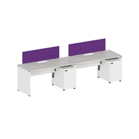 Mobilier de bureau modulaire moderne Poste de travail durable pour bureau Table Ordinateur Poste de travail pour bureau