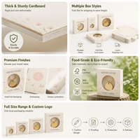 Présentoir de carton blanc pour sachets de thé au jasmin personnalisés 350 g/m² avec livraison rapide