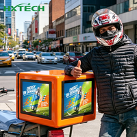 Scooter électrique publicitaire mobile à trois côtés avec boîte de livraison LED, très demandé