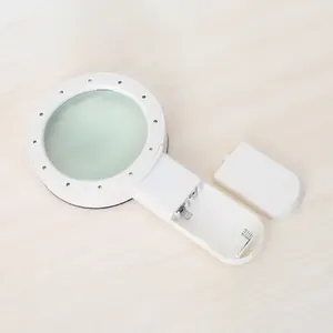 Lente d'ingrandimento portatile Simple12 LED Light Lamp 30X lente d'ingrandimento portatile con supporto per ispezione