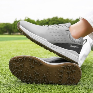 <span class=keywords><strong>Scarpe</strong></span> da Golf Professionali Estive da Uomo Taglia Grande Antiscivolo in Microfibra e Rete - Product Image 2