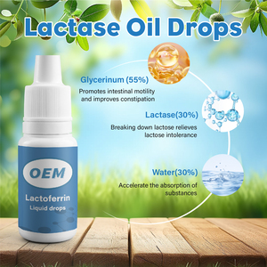 Gotas de Enzima Lactasa OEM de Alta Actividad, Gotas Digestivas para Bebés, Cólicos Infantiles, Suplemento Digestivo de Lactosa - Product Image 4