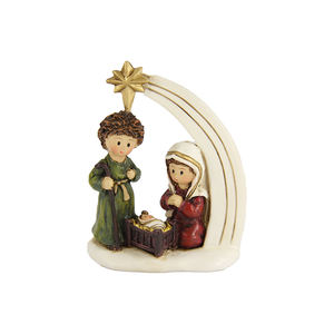 Bloc de crèche ZICOM Allemagne avec figurine de Noël et jouet de la comète, environ. Modèle de 7,5 cm de hauteur 9069-K262 - Product Image 1