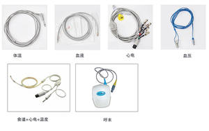 Multi sistema de monitoração veterinária do parâmetro para a monitoração esofágica do módulo do <span class=keywords><strong>CO2</strong></span> dos parâmetros fisiológicos animais ECG & TEMP - Product Image 5