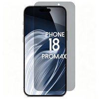 Protection d'écran en verre trempé anti-espion pour iPhone 18 Pro Max 17 16 14Plus 13 12Mini 11 XS, couverture intégrale