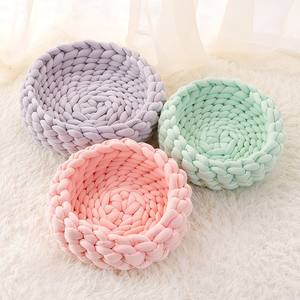 Hochwertiges rundes Plüsch-Haustier nest Dicke Baumwolle <span class=keywords><strong>Warm</strong></span> & Cosy Solid Multi-Color für modernes Indoor-Winter design - Product Image 1