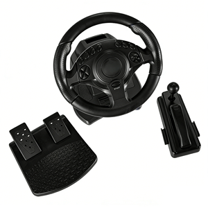 Volant de course Joystick <span class=keywords><strong>PC</strong></span> PS/<span class=keywords><strong>PC</strong></span> Xboxone Xbox360 Switch Téléphone Contrôle de jeu Type guitare Volant de direction Fonctionnalité - Product Image 2