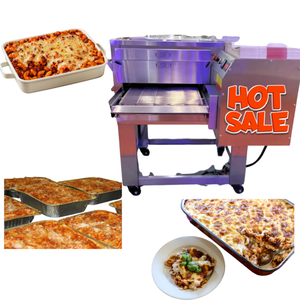 Horno transportador eléctrico para la industria de la comida rápida, perfecto para hornear pizza <span class=keywords><strong>Calzone</strong></span>, pan plano, ajo, pan y sándwiches - Product Image 6