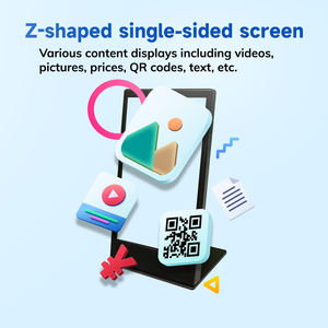 MinewTag 10.1 pouces bureau signalisation numérique et affiche la luminosité panneau de Menu LCD intérieur hôtel enseignes électroniques pour café - Product Image 5