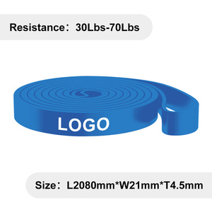 Exercise Resistance <b>Bands</b> Set Custom Colors Latex Fitness <b>Workout</b> Equipment for Fitness Portable with Carry Bag - Product Image 6